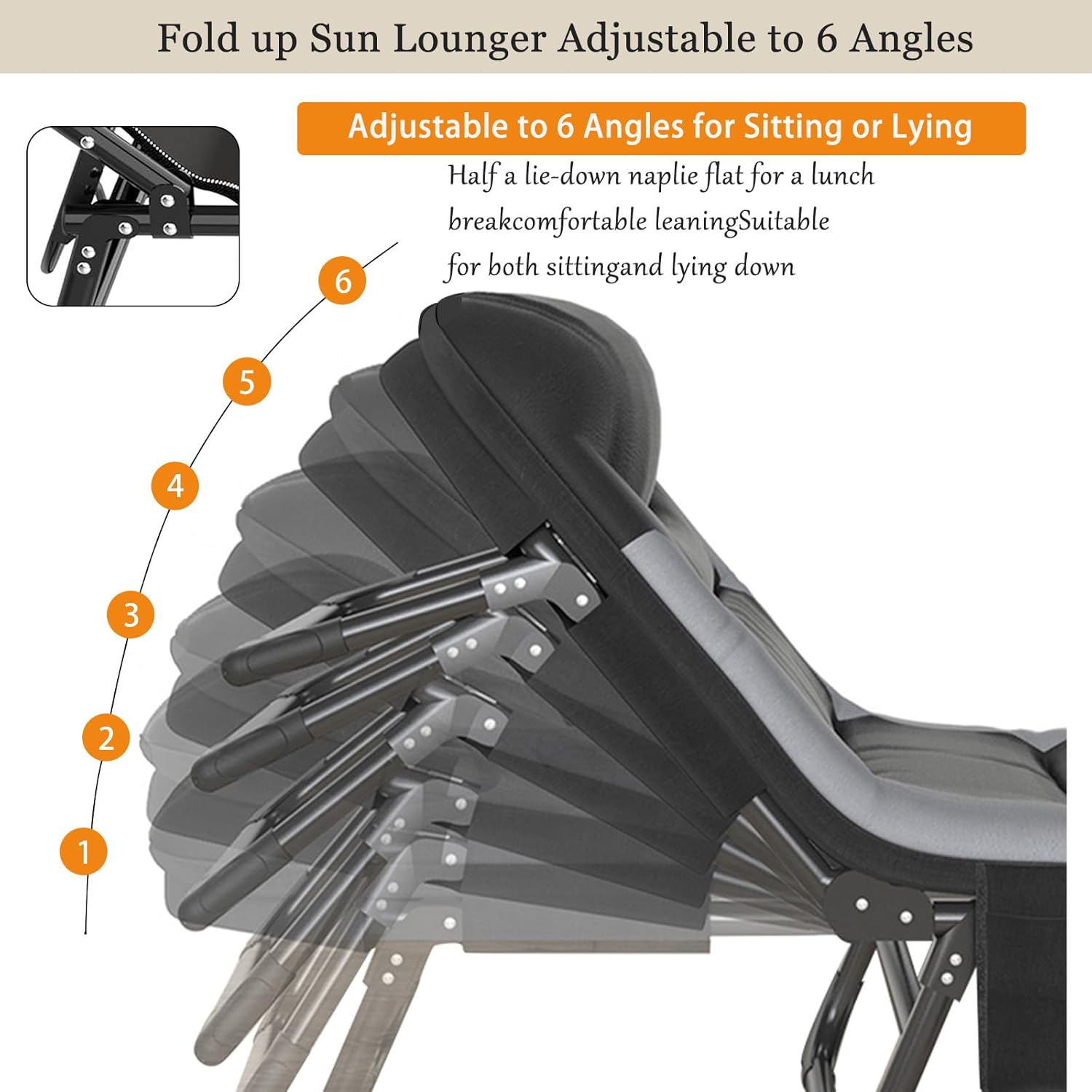 Foldable Sun Lounger