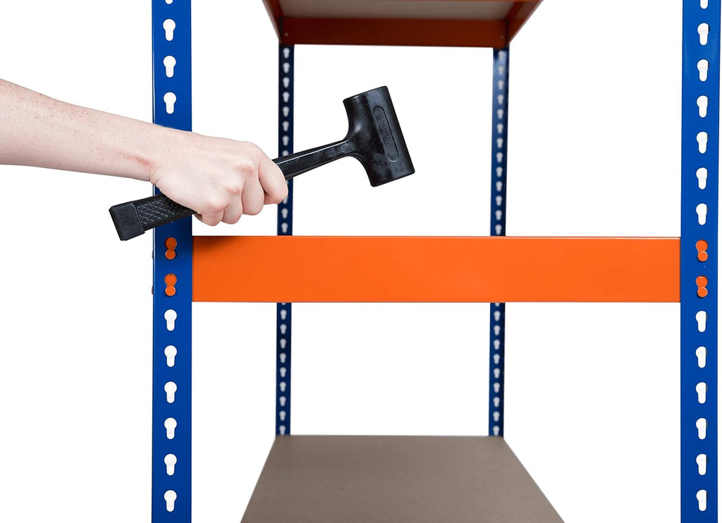 The Workplace Depot Heavy Duty Garage Shelving - 1800H x 1800W x 600D mm