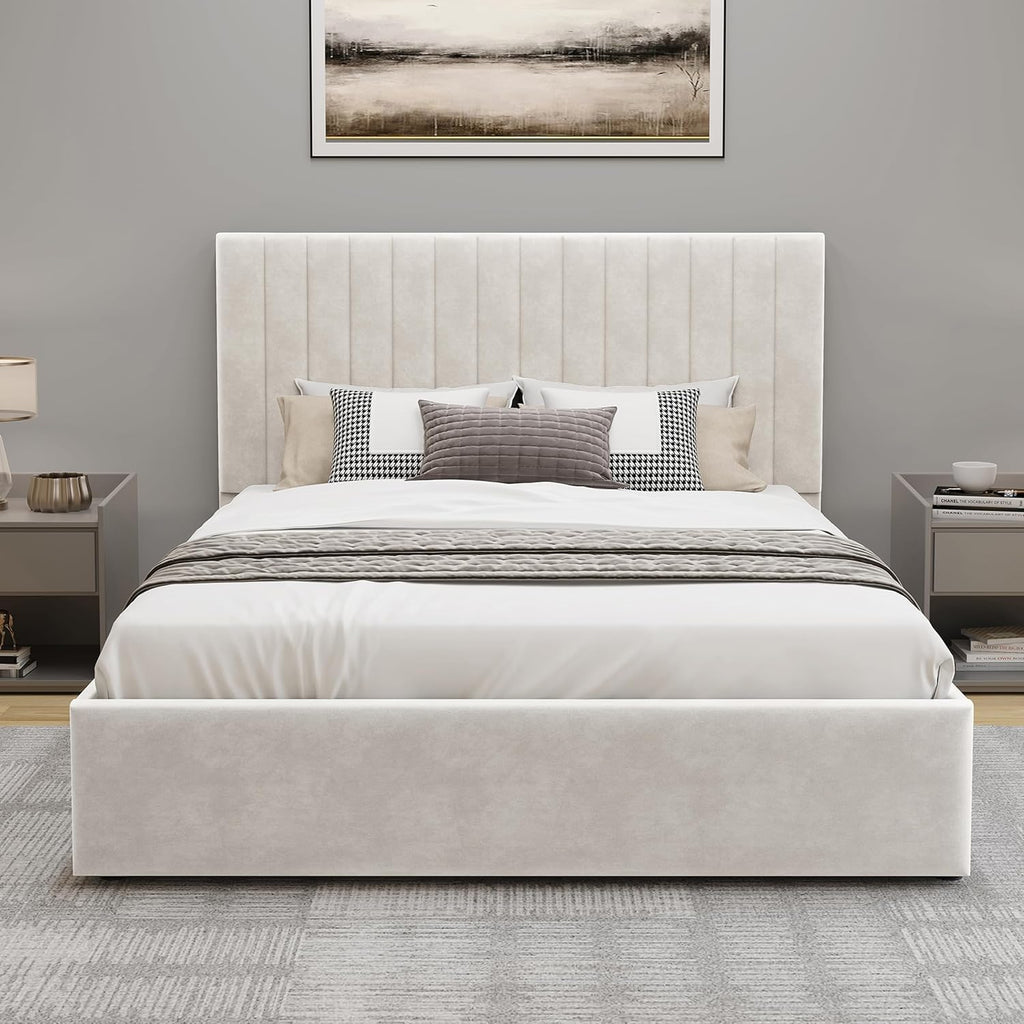Upholstered Ottoman Double Bed Frame 4ft6