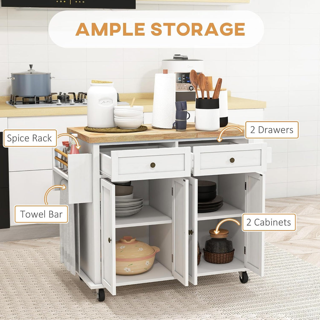 Kitchen Island on Wheels
