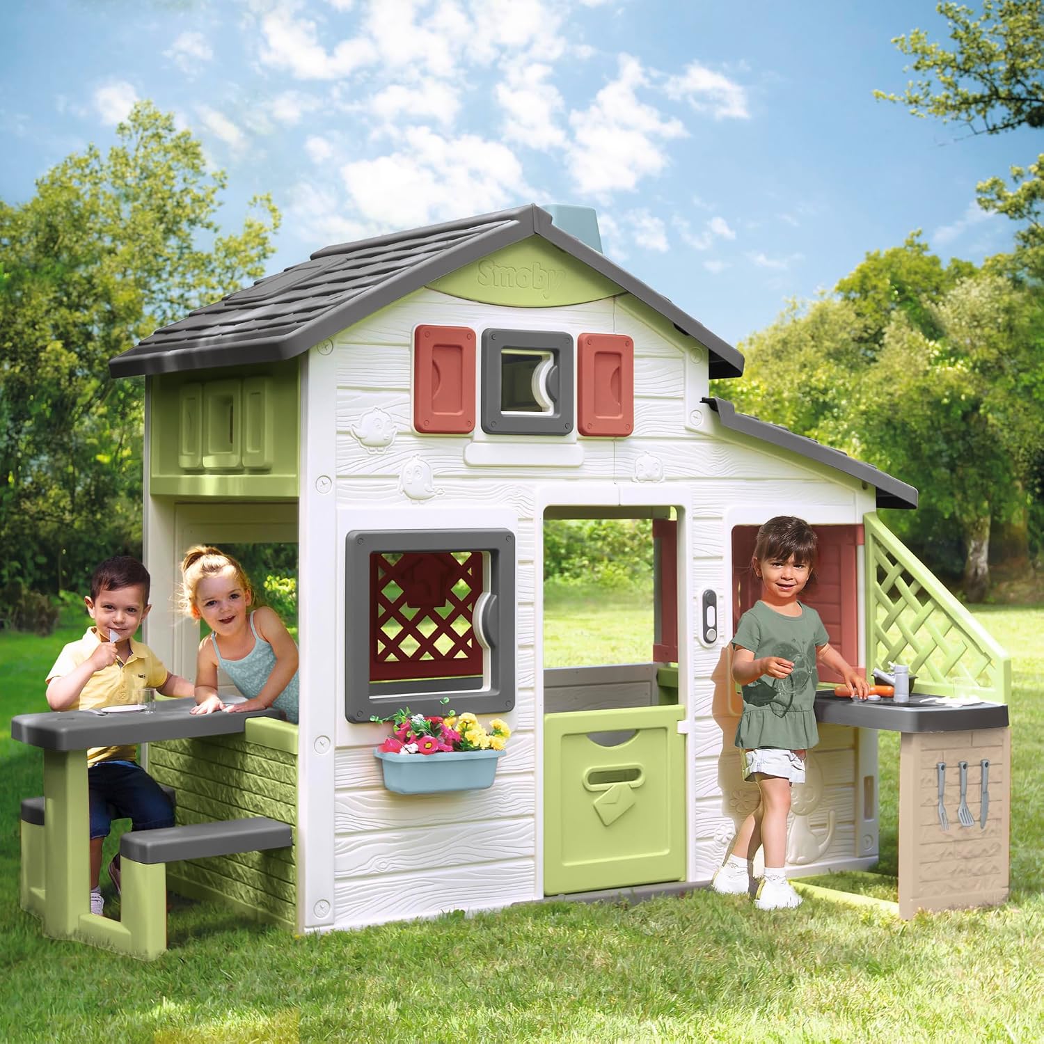 PLAYHOUSE suitable for indoor or outdoor use