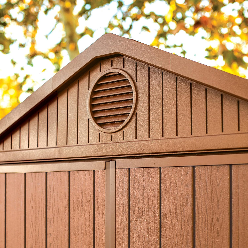 Apex Double-Door Outdoor Garden Storage Shed