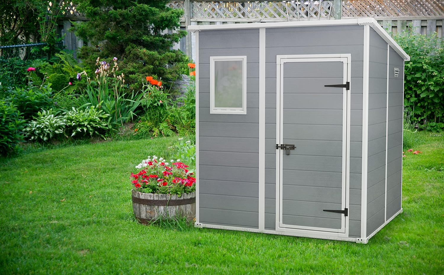 6 × 6ft Pent-Roof Garden Storage Shed