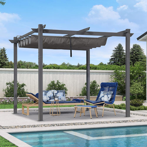 3 X 3 m Retractable Pergola